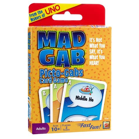 Mattel Games Mad Gab .